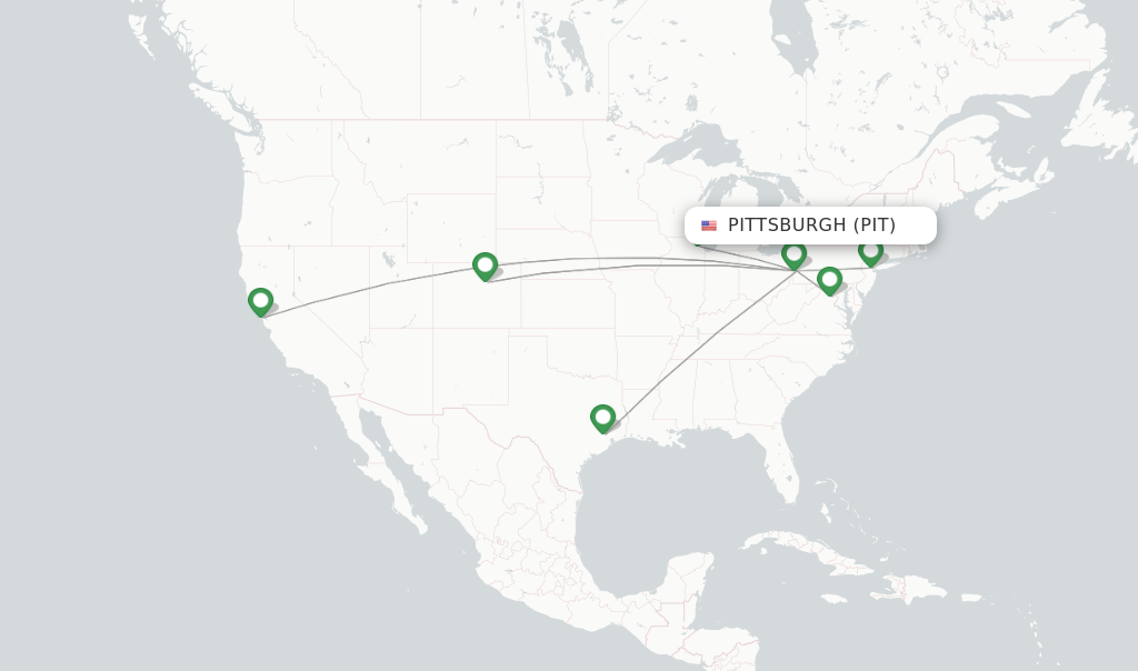 United flights from Pittsburgh PIT FlightsFrom