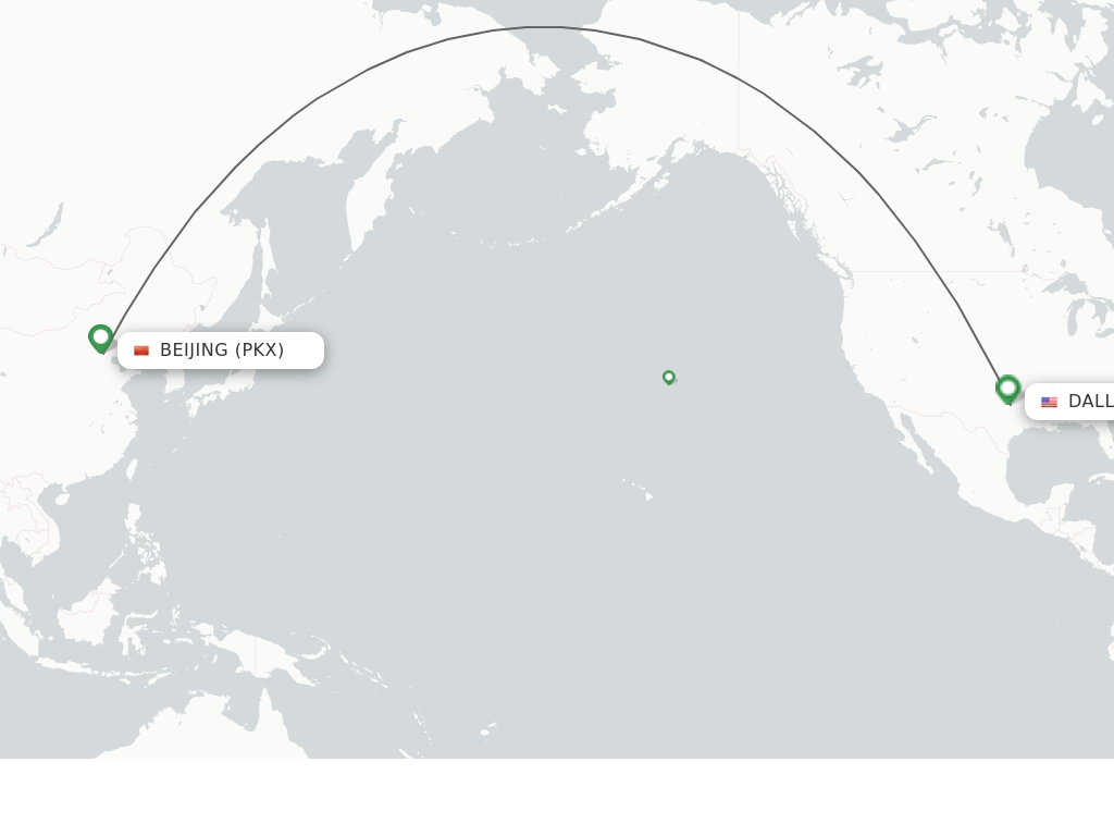 Direct non stop flights from Beijing to Dallas schedules