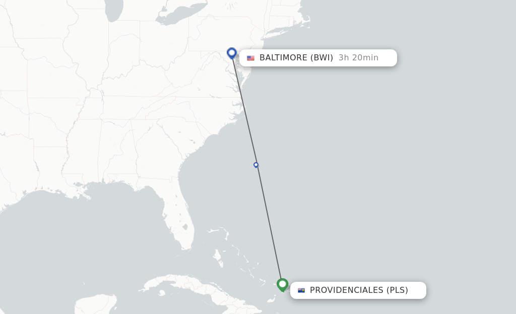 Fll to hot sale bwi one way