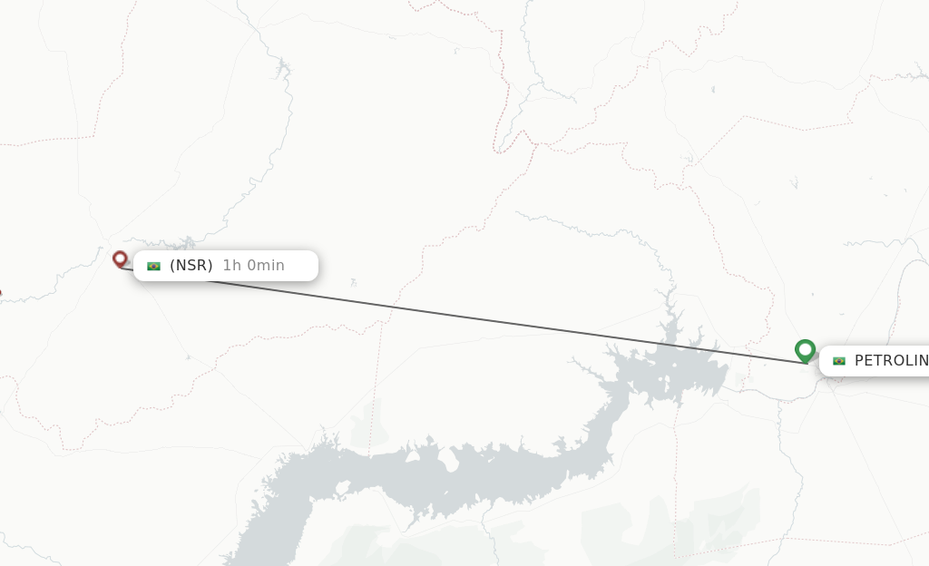 Map of South America showing the location of Serra da Capivara