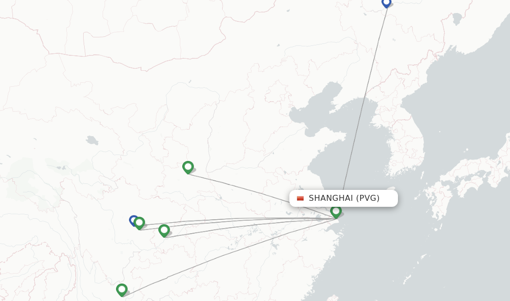 Sichuan Airlines flights from Shanghai, PVG - FlightsFrom.com