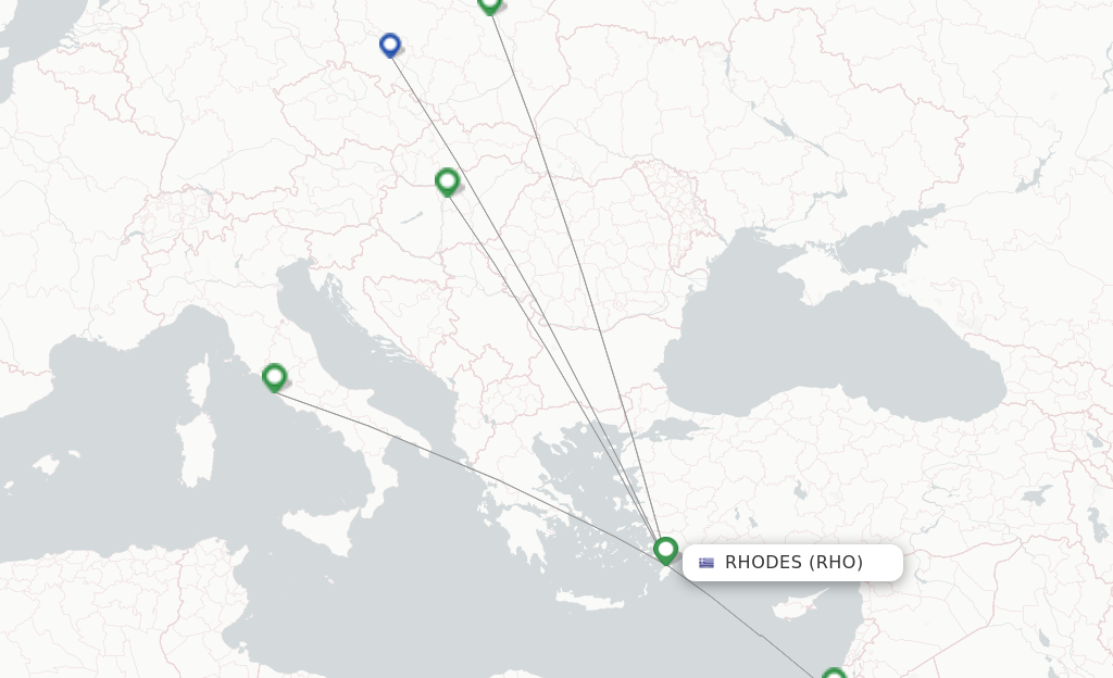 Wizz Air flights from Rhodes, RHO