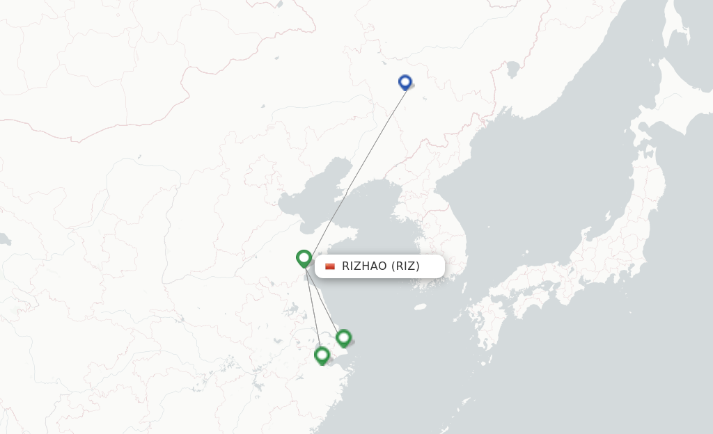 Loong Air flights from Rizhao, RIZ - FlightsFrom.com