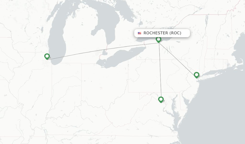 United flights from Rochester ROC FlightsFrom