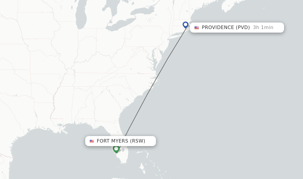 Direct (non-stop) Flights From Fort Myers To Providence - Schedules ...