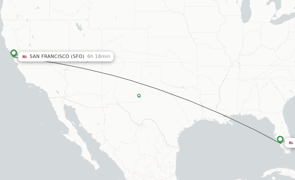 Ewr to sfo one hot sale way