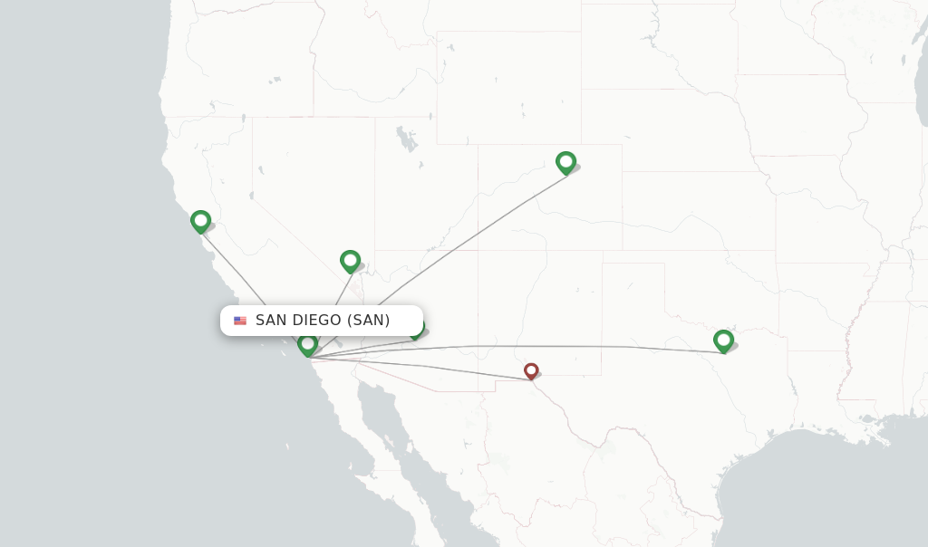 Frontier Airlines flights from San Diego SAN FlightsFrom