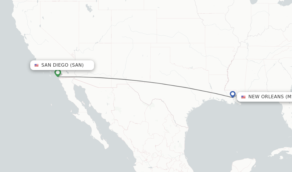 New jersey to san diego 2024 flight time