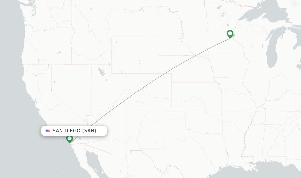 Sun Country Airlines flights from San Diego SAN FlightsFrom