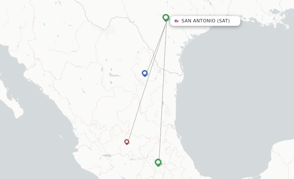 VivaAerobus flights from San Antonio, SAT