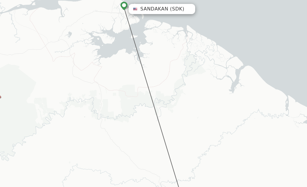 Direct (non-stop) Flights From Sandakan To Lahad Datu - Schedules ...