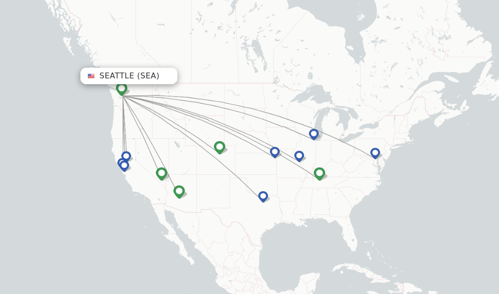 map of southwest airlines flights