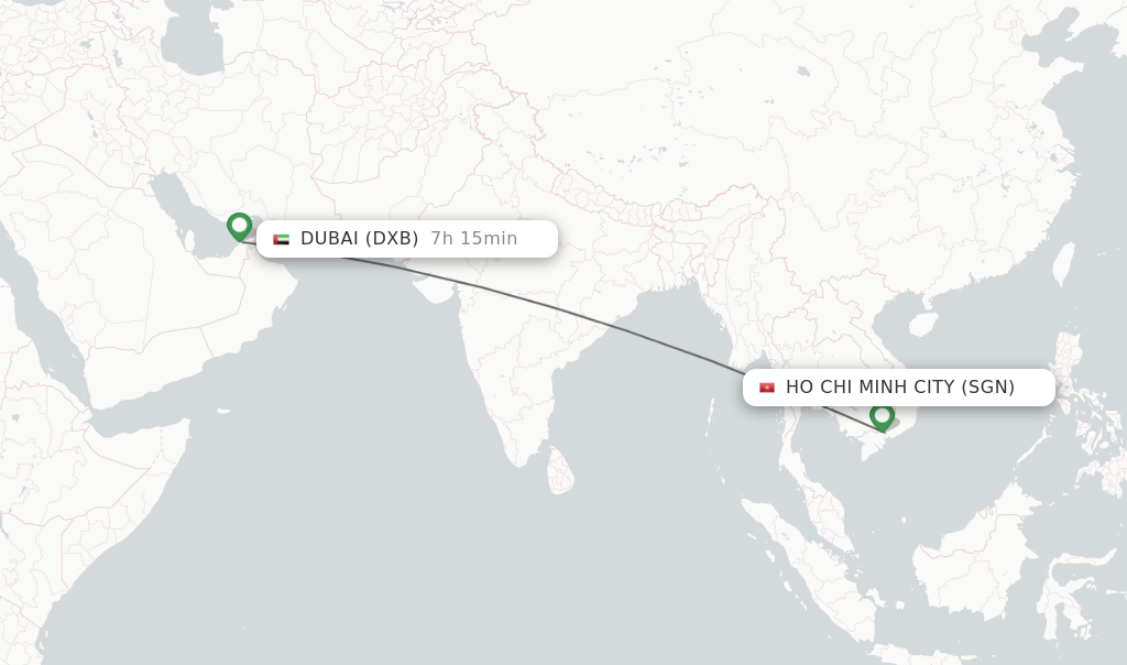 Direct Non Stop Flights From Ho Chi Minh City To Dubai Schedules 9618