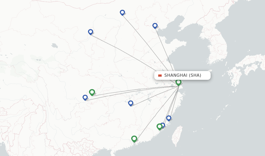 Xiamen Airlines flights from Shanghai, SHA - FlightsFrom.com