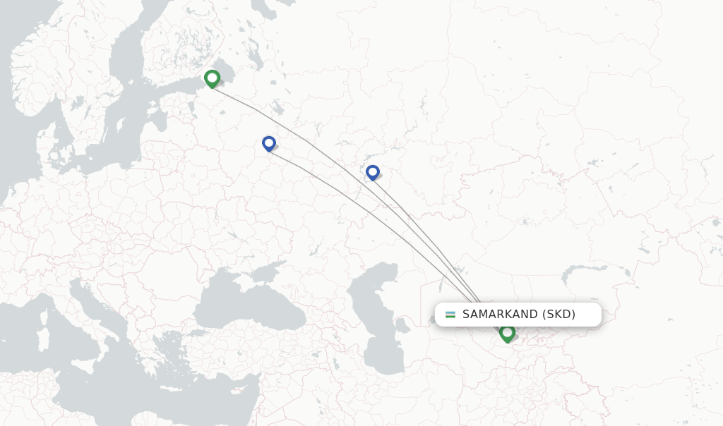 UTair Flights From Samarkand, SKD - FlightsFrom.com