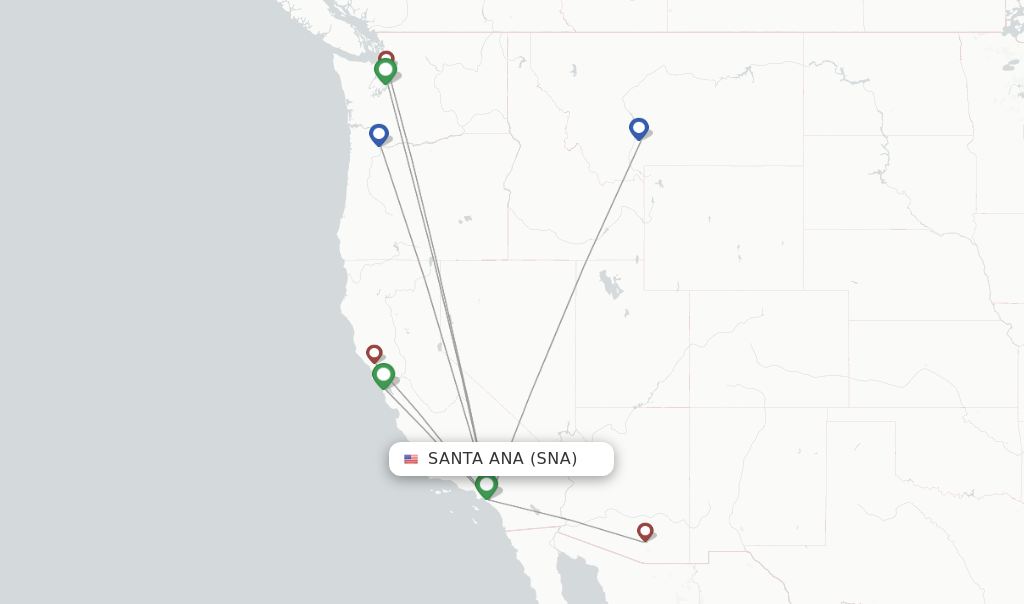 Alaska Airlines flights from Santa Ana, SNA - FlightsFrom.com