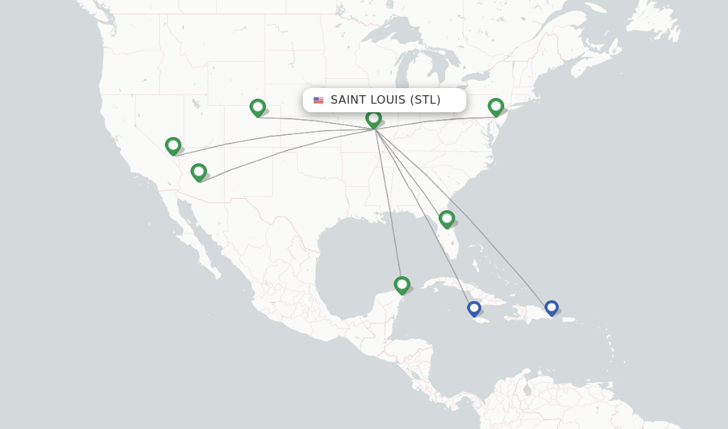 flights from st louis to playa del carmen