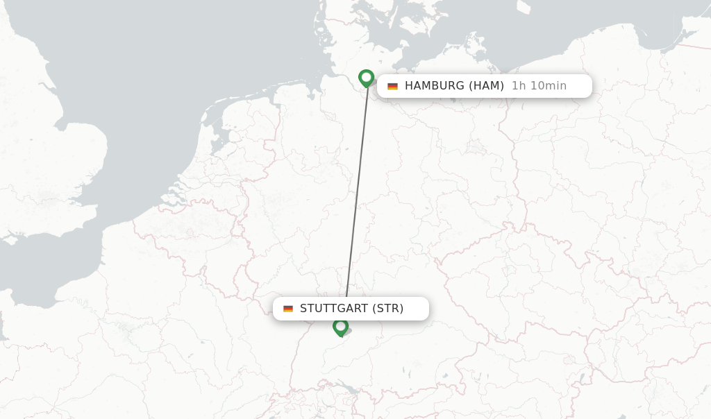 Direct (non-stop) Flights From Stuttgart To Hamburg - Schedules ...