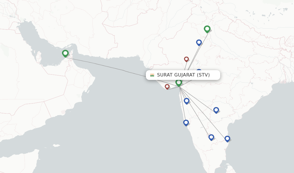 Indigo Flights From Surat Gujarat Stv