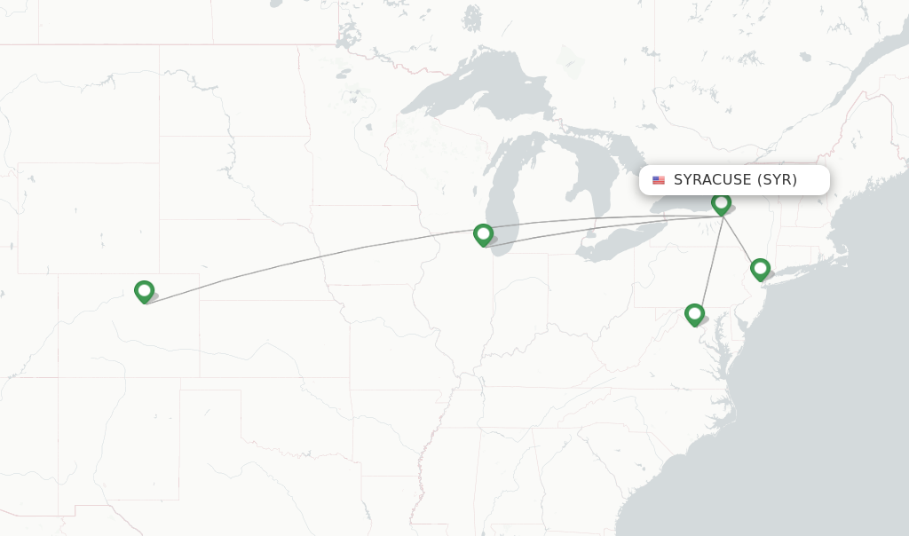 United flights from Syracuse SYR FlightsFrom