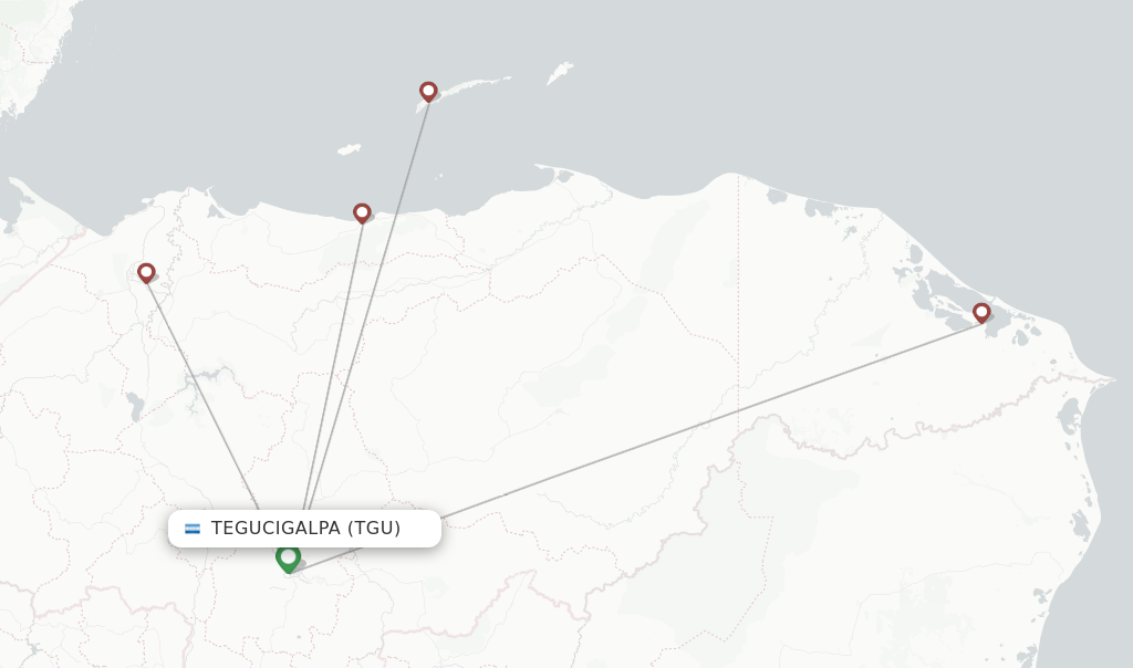 Direct non stop flights from Tegucigalpa to Houston schedules