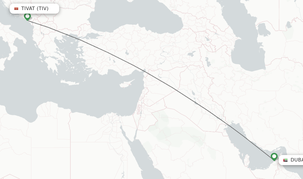 Direct Non Stop Flights From Tivat To Dubai Schedules 7904