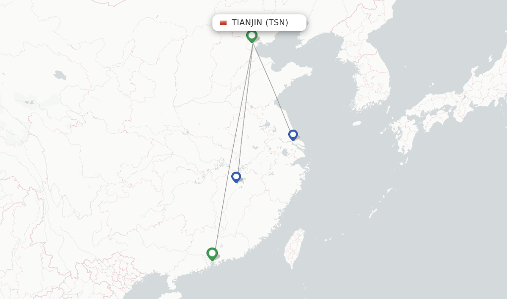 Shenzhen Airlines flights from Tianjin, TSN - FlightsFrom.com