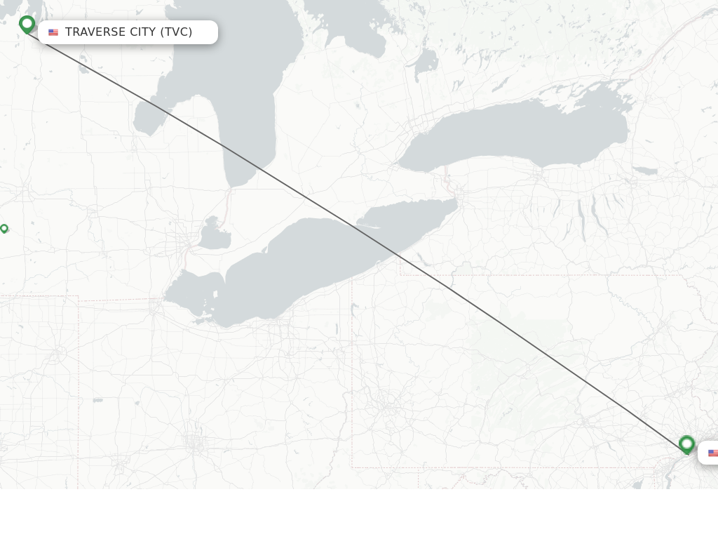 Direct non stop flights from Traverse City to Philadelphia