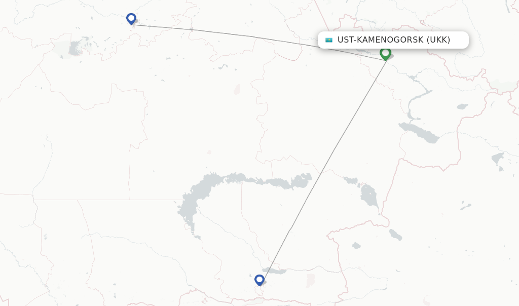 Air Astana Flights From Ust-kamenogorsk, Ukk - Flightsfrom.com