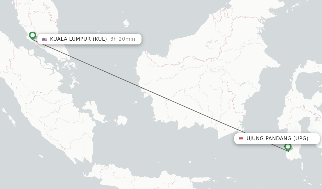 Direct Non Stop Flights From Ujung Pandang To Kuala Lumpur Schedules 5401