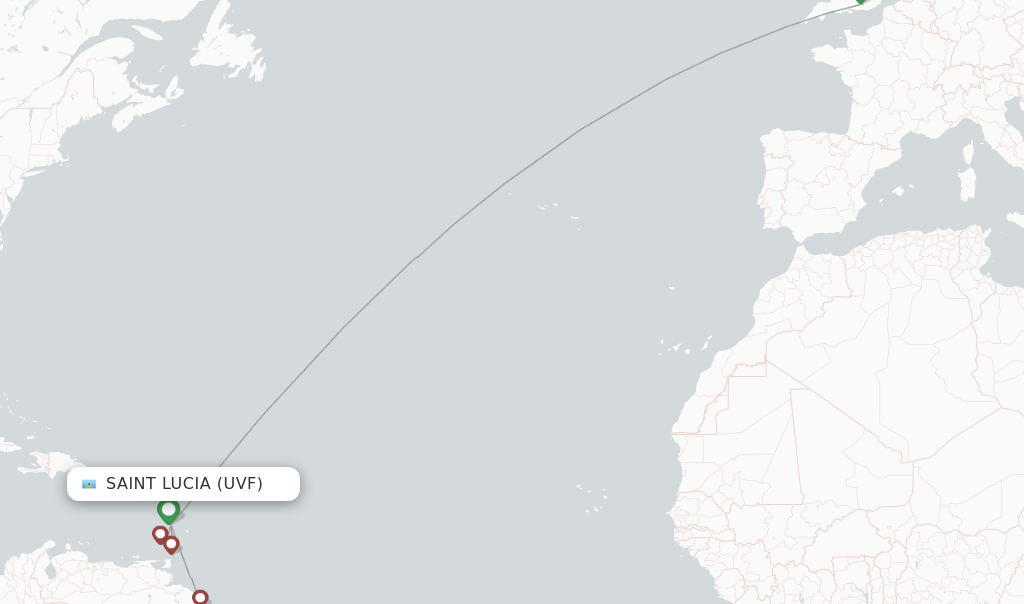 British Airways flights from Saint Lucia UVF FlightsFrom