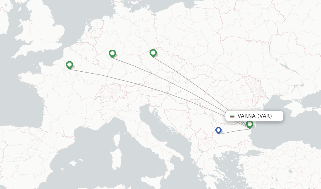 Bulgaria Air flights from Varna, VAR