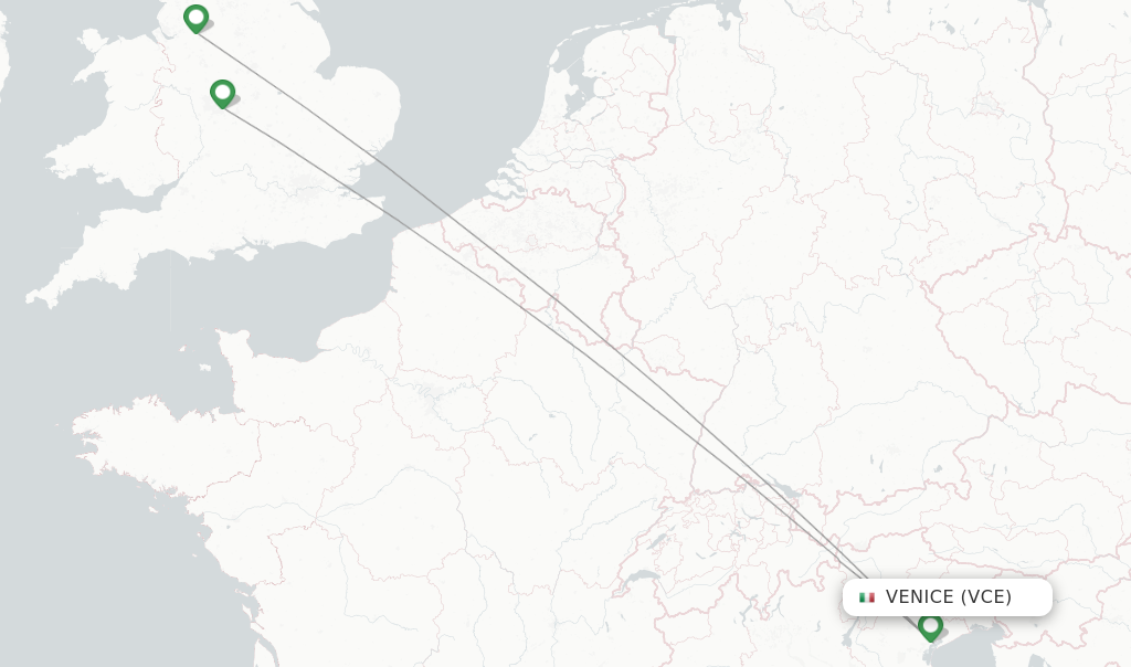 Jet2 flights from Venice, VCE