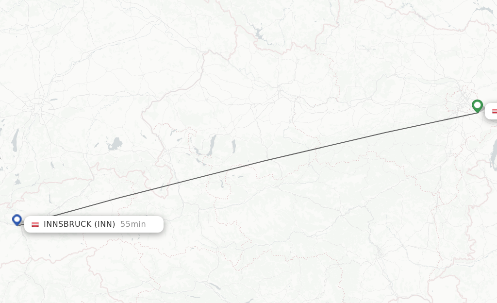 Direct Non Stop Flights From Vienna To Innsbruck Schedules   VIE INN 
