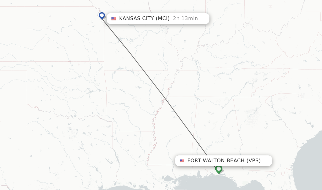 Direct (non-stop) flights from Cincinnati to Kansas City - schedules 