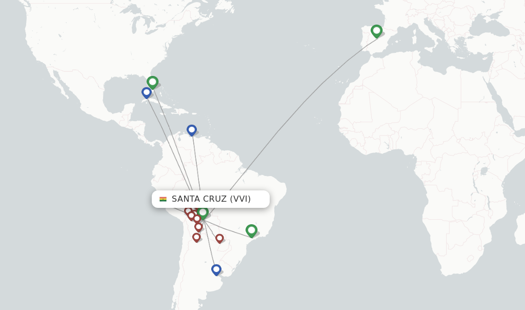 BoA flights from Santa Cruz VVI FlightsFrom