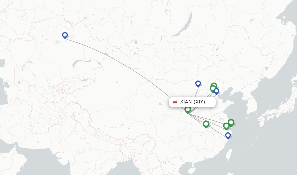 Air China flights from Xian, XIY - FlightsFrom.com