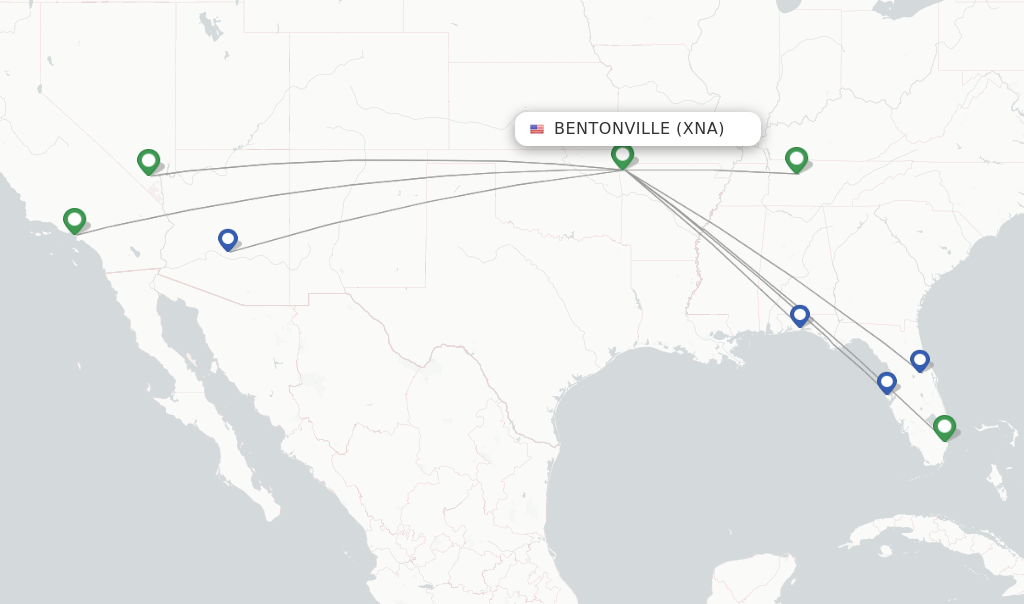 Allegiant Air flights from Bentonville XNA FlightsFrom