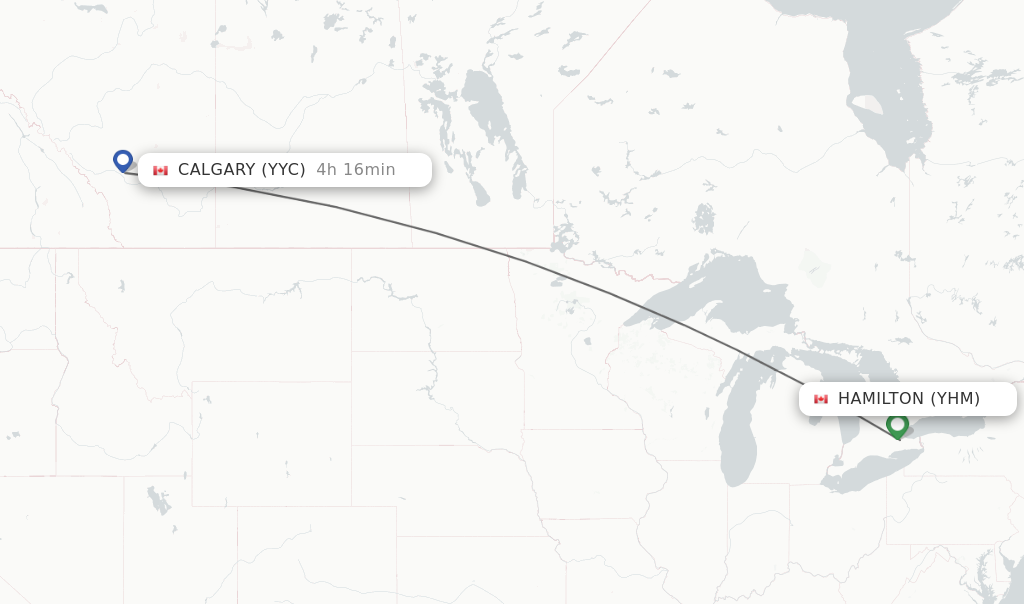 Hamilton To Calgary