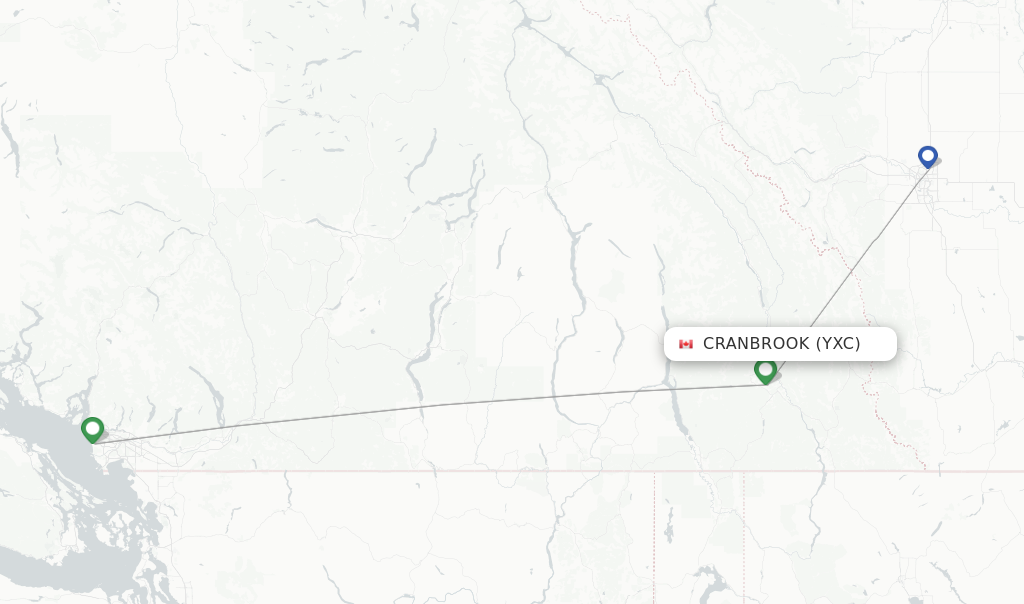 Westjet Flights From Cranbrook Yxc