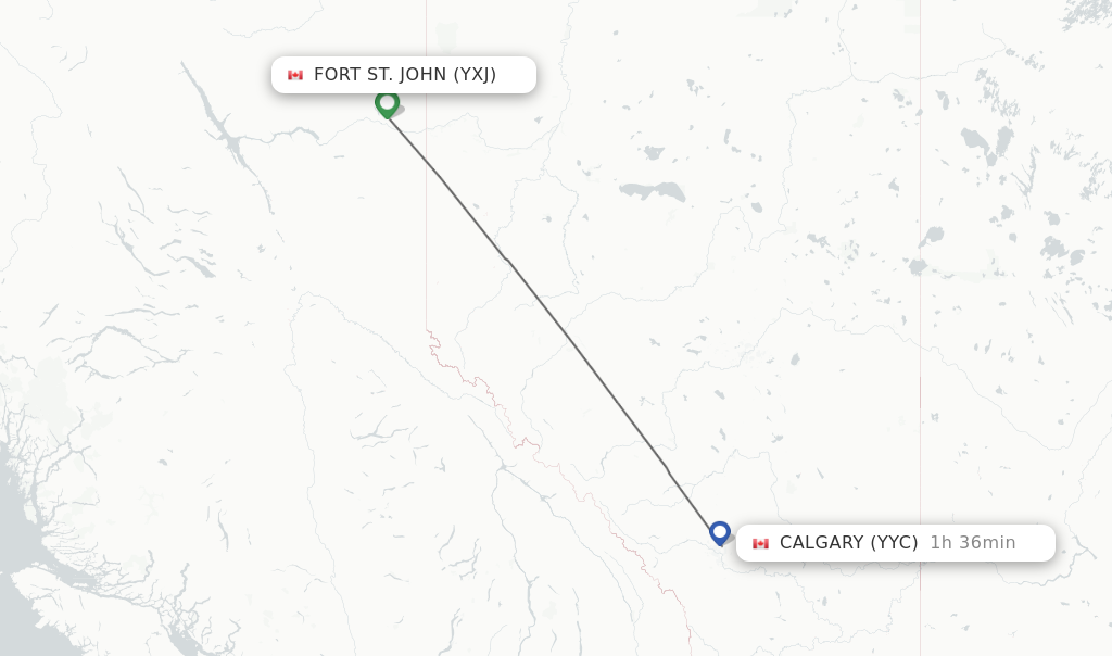 Direct Non Stop Flights From Fort St John To Calgary Schedules 8985