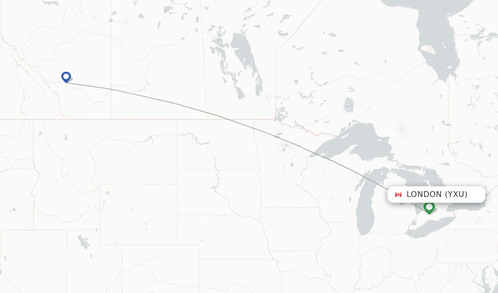 Westjet Flights From London Yxu 