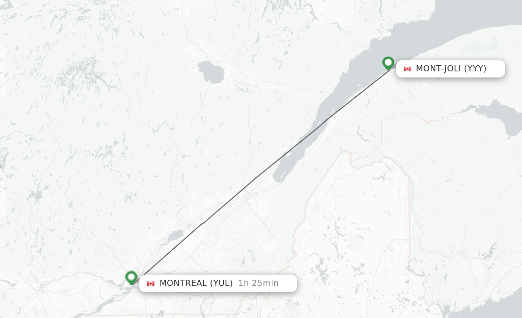 Direct Non Stop Flights From Mont Joli To Montreal Schedules 7185