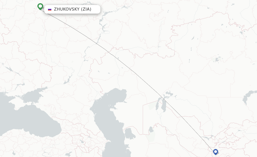 Air Southwest Flights From Zhukovsky, ZIA - FlightsFrom.com