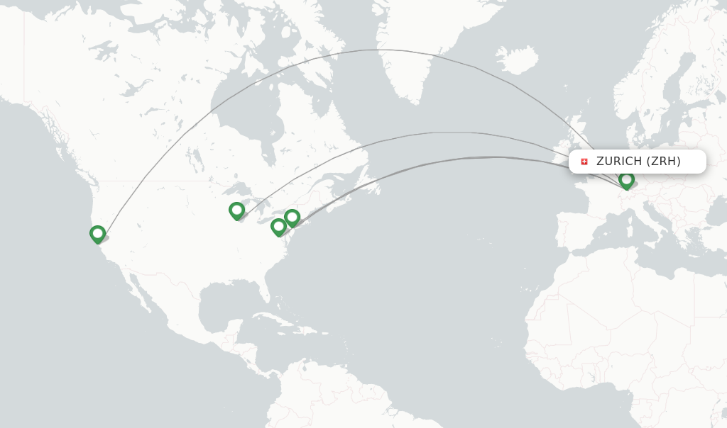 United flights from Zurich, ZRH - FlightsFrom.com